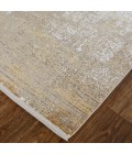 Feizy Cadiz 86639FWF Taupe/Ivory/Gold 3'-1 x 10' Runner Area Rug