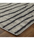 Feizy Kano 86439LIF Gray/Black/Taupe 8'-9 x 8'-9 Round Area Rug
