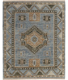 Feizy Fillmore Rug 8' x 8' Round 6935F BLUE/GREEN