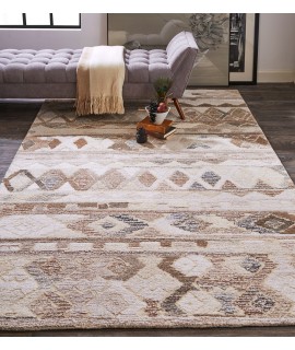 Feizy Asher Rug 9' x 12' Rectangle 8770F BROWN/NATURAL