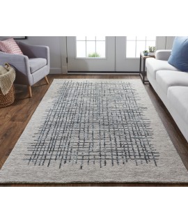 Feizy Maddox Rug 5' x 8' Rectangle 8630F GRAY/CHARCOAL