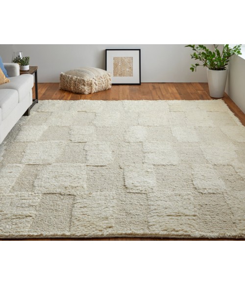 Feizy Ashby ASH8907F Ivory 3'-6 x 5'-6 Rectangle Area Rug