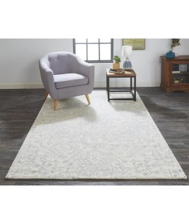 Feizy Belfort Rug 10' x 14' Rectangle 8831F GRAY/IVORY