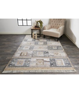 Feizy Beckett Rug 9' x 12' Rectangle 0816F CHARCOAL/MULTI