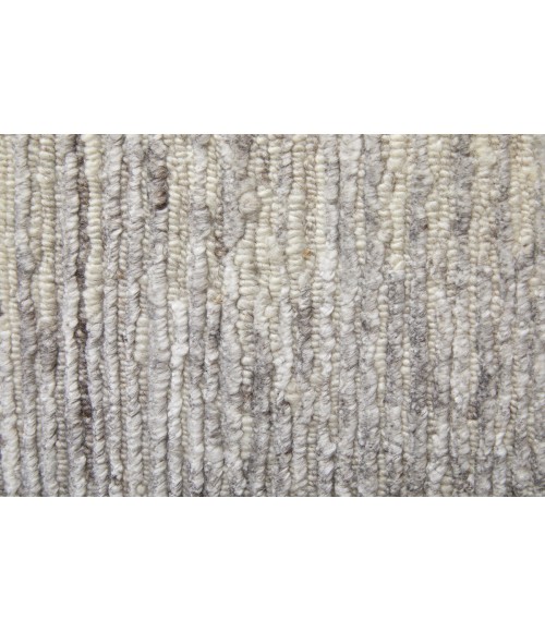 Feizy Brighton BRI69CHF Ivory/Taupe/Silver 2'-6 x 10' Runner Area Rug