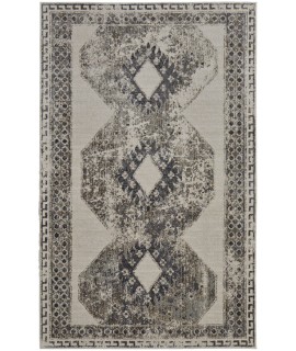 Feizy Kano Rug 8'-9 x 8'-9 Round 39LJF IVORY/CHARCOAL