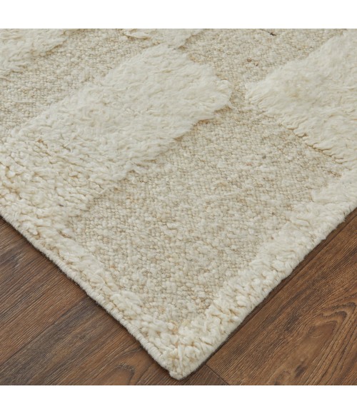 Feizy Ashby ASH8908F Tan/Ivory 3'-6 x 5'-6 Rectangle Area Rug