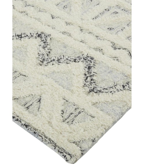 Feizy Anica ANC8007F Ivory/Black 12' x 15' Rectangle Area Rug