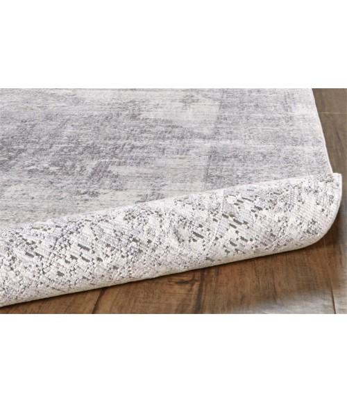 Feizy Cecily 8573586F Gray/Ivory/Taupe 8' x 8' Square Area Rug