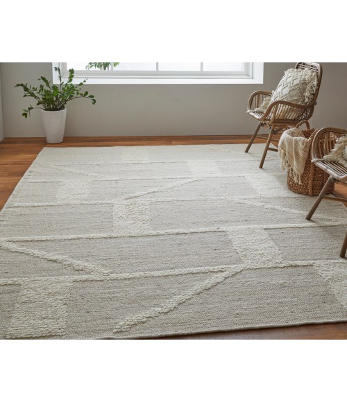 Feizy Ashby ASH8908F Tan/Ivory 3'-6 x 5'-6 Rectangle Area Rug