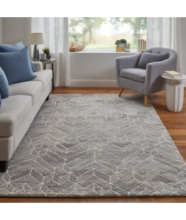 Feizy Asher Rug 12' x 15' Rectangle 8769F GRAY/NATURAL
