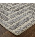 Feizy Asher 8638768F Taupe/Gray/Tan 9' x 12' Rectangle Area Rug