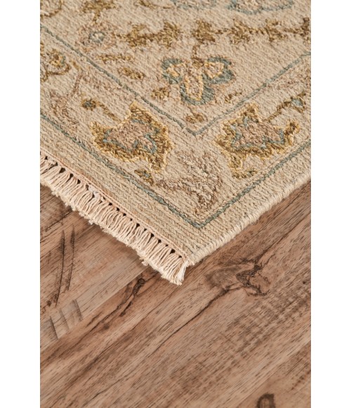 Feizy Amherst 7390759F Ivory/Yellow/Blue 7'-9 x 9'-9 Rectangle Area Rug