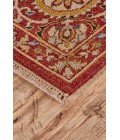 Feizy Amherst 7390758F Red/Gold/Ivory 9'-6 x 13'-6 Rectangle Area Rug