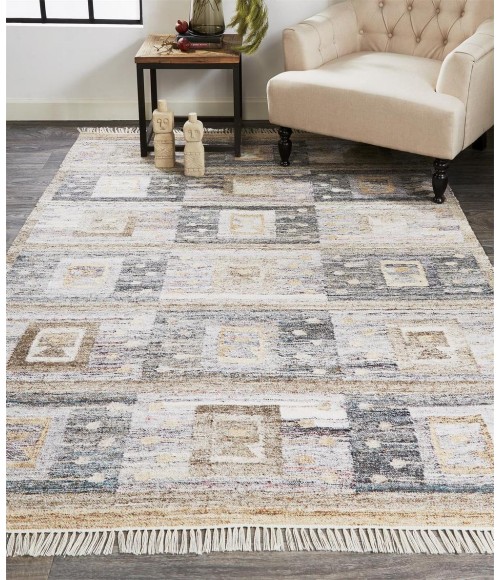 Feizy Beckett 8900816F Gray/Taupe/Tan 9' x 12' Rectangle Area Rug