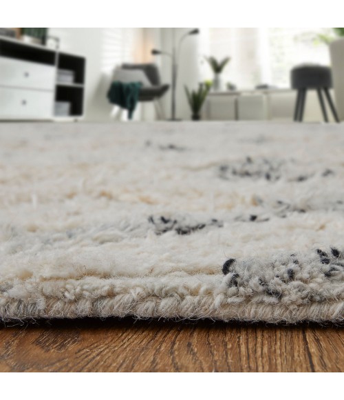 Feizy Anica ANC8004F Ivory/Gray/Black 12' x 15' Rectangle Area Rug