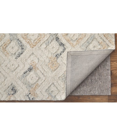 Feizy Anica ANC8004F Ivory/Gray/Black 10' x 14' Rectangle Area Rug