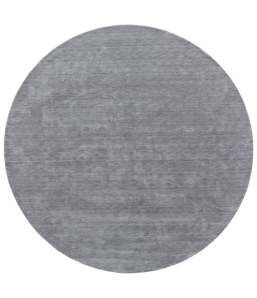 Feizy Luna 5798049F Gray/Blue 10' x 10' Round Area Rug