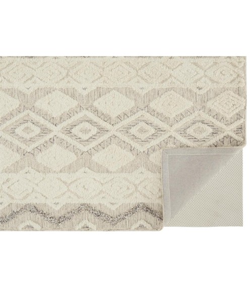 Feizy Anica ANC8006F Ivory/Taupe/Gray 12' x 15' Rectangle Area Rug