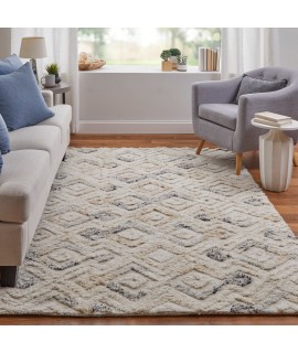 Feizy Anica Rug 10' x 14' Rectangle 8004F IVORY/BLUE