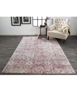 Feizy Armant Rug 9'-5 x 12'-5 Rectangle 3946F PINK/GRAY