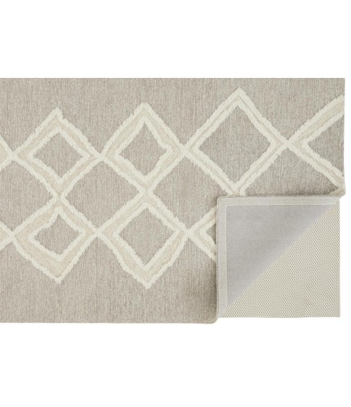 Feizy Anica ANC8009F Gray/Ivory 12' x 15' Rectangle Area Rug