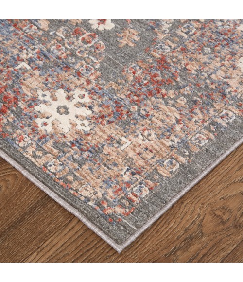 Thackery 39CYF CHARCOAL/RED 2' - 7" x 7' - 10" RunnerArea Rug
