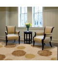 Feizy Saphir 5123795F Tan/Brown/Ivory 7'-6 x 7'-6 Round Area Rug