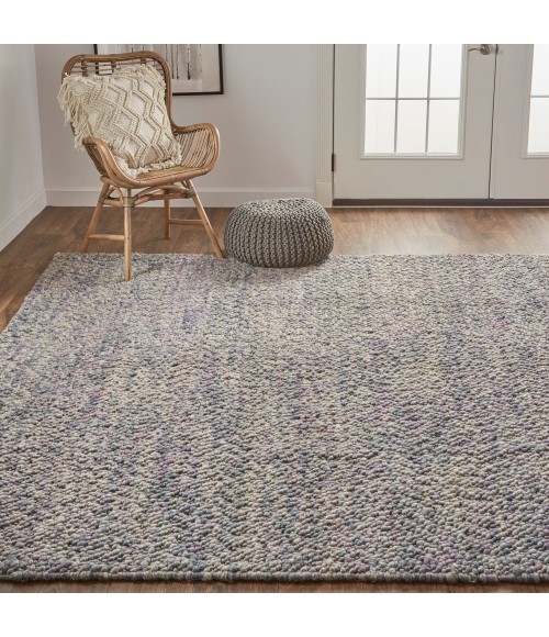 Feizy Berkeley 6790821F Purple/Taupe/Gray 5' x 8' Rectangle Area Rug