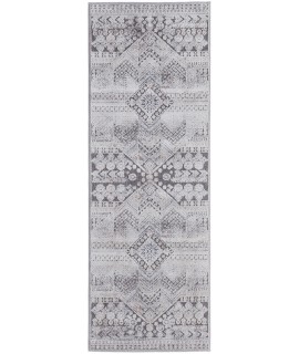 Feizy Francisco Rug 2'-10 x 8' Runner 39GDF IVORY/CHARCOAL