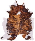 Feizy Bartlett ARGCOWHD Brown/Black/White Shaped Rug Area Rug