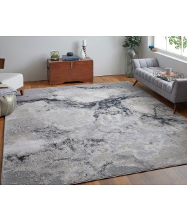 Feizy Astra Rug 6'-7 x 9'-6 Rectangle 39L3F GRAY/BEIGE