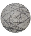 Feizy Kano 8643877F Taupe/Gray/Ivory 8'-9 x 8'-9 Round Area Rug