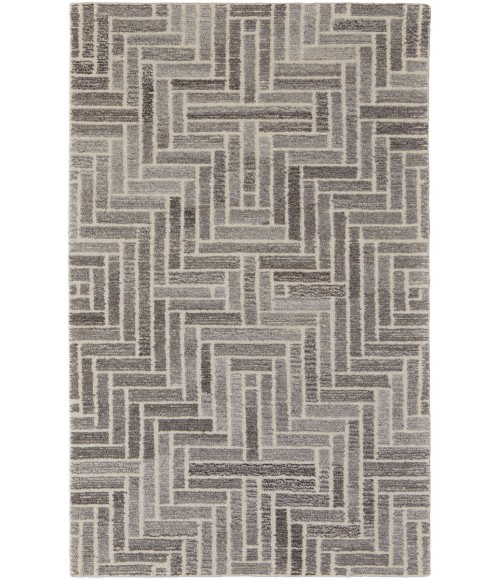Feizy Asher 8638768F Taupe/Gray/Tan 9' x 12' Rectangle Area Rug