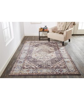 Feizy Armant Rug 9'-5 x 12'-5 Rectangle 3907F CHARCOAL/MULTI