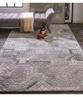 Feizy Asher 8638772F Gray/Ivory/Taupe 9' x 12' Rectangle Area Rug