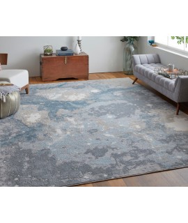 Feizy Astra Rug 5' x 8' Rectangle 39L3F GRAY/BLUE