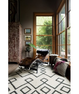 Loloi Adler AW-04 IVORY Area Rug 7 ft. 9 in. X 9 ft. 9 in. Rectangle