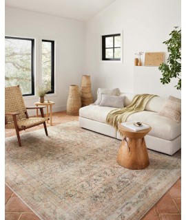 Loloi Adrian ADR-01 Natural / Apricot Area Rug 5 ft. 0 in. X 7 ft. 6 in. Rectangle