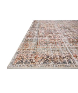 Loloi Adrian ADR-05 Sunset / Charcoal Area Rug 18 in. X 18 in. Sample Rectangle