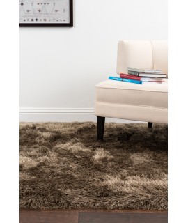 Loloi Allure Shag AQ-01 TAUPE Area Rug 3 ft. 6 in. X 5 ft. 6 in. Rectangle
