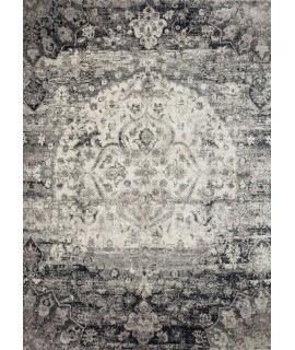 Loloi Anastasia AF-06 INK / IVORY Area Rug 5 ft. 3 in. X 5 ft. 3 in. Round