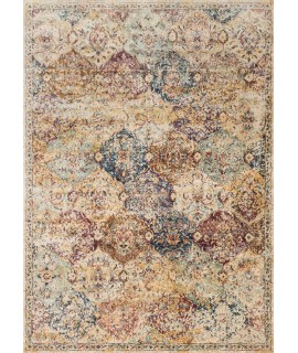 Loloi Anastasia AF-12 IVORY / MULTI Area Rug 6 ft. 7 in. X 9 ft. 2 in. Rectangle