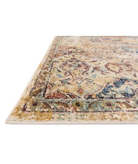 Loloi Anastasia AF-12 IVORY / MULTI Area Rug 6 ft. 7 in. X 9 ft. 2 in. Rectangle