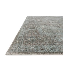 Loloi Anastasia AF-22 STONE / BLUE Area Rug 5 ft. 3 in. X 5 ft. 3 in. Round