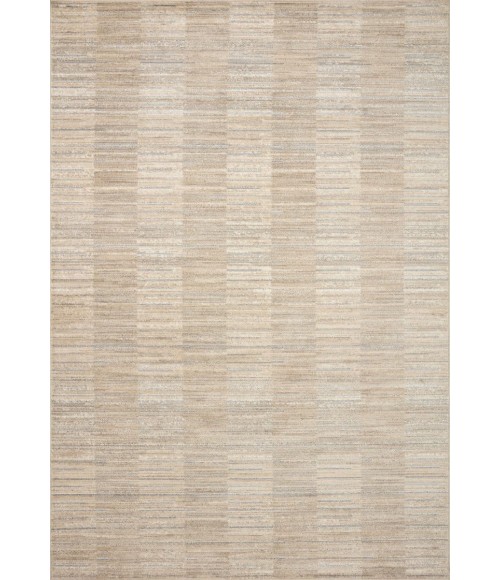 Loloi Arden Natural / Pebble 3'-7" x 5'-7" Accent Rug