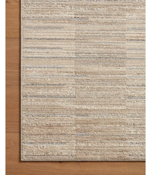 Loloi Arden Natural / Pebble 2'-6" x 4'-0" Accent Rug