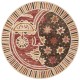 Loloi Ayo AYO-01 ROSE / MULTI Area Rug 3 ft. 0 in. X 3 ft. 0 in. Round