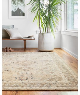 Loloi Beatty BEA-02 BEIGE / IVORY Area Rug 18 in. X 18 in. Sample