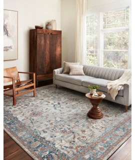 Loloi Bianca BIA-05 DOVE / MULTI Area Rug 2 ft. 8 in. X 10 ft. 6 in. Rectangle